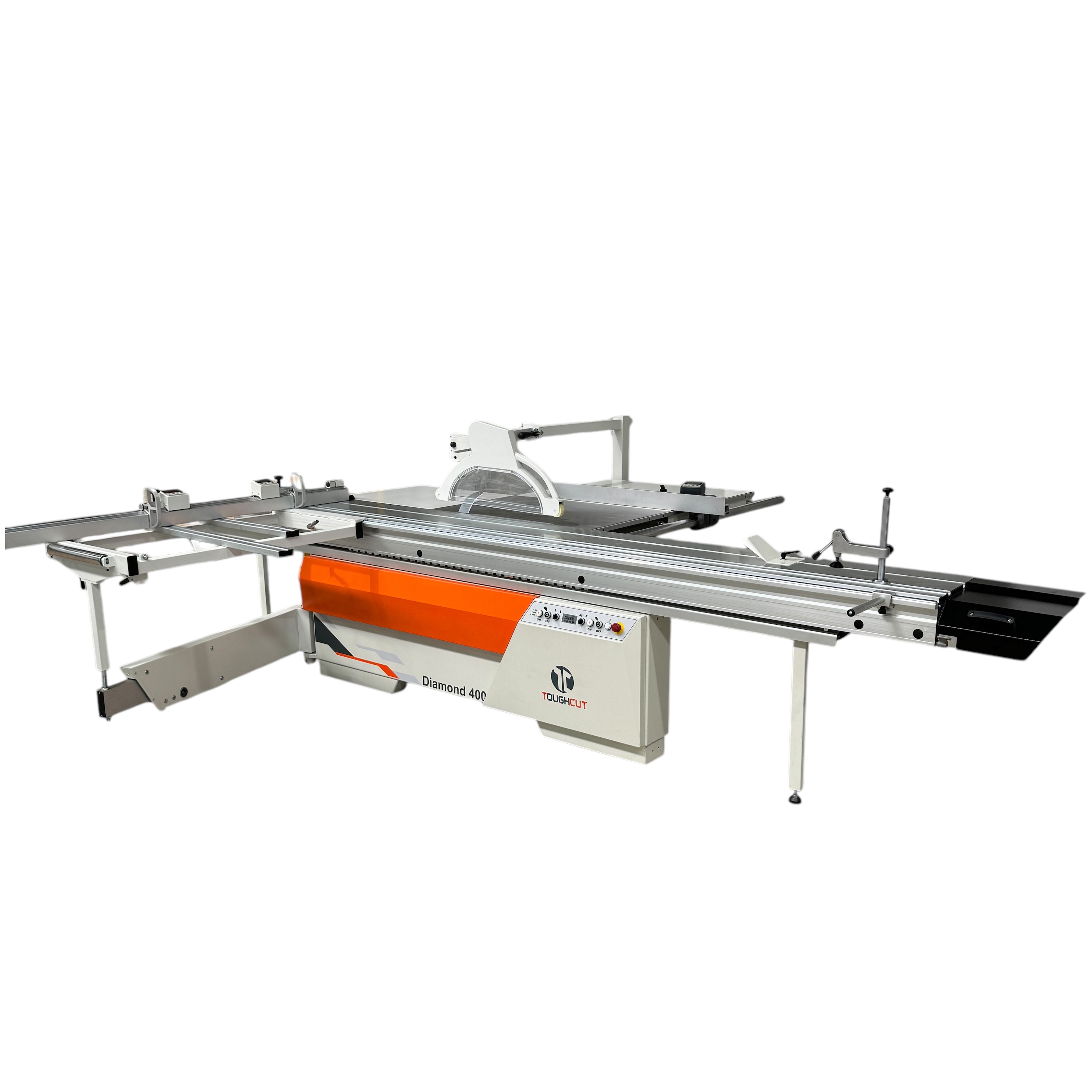 400mm (16") 3PH 7.5HP 3.8m Sliding Table Automatic Rise / Fall & Tilt Panel Saw Diamond 400 by Toughcut