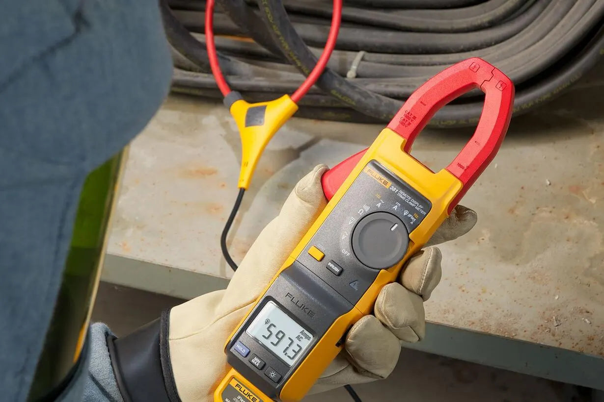 Fluke 381 Remote Display True RMS AC/DC Clamp Meter with iFlex® FLU381