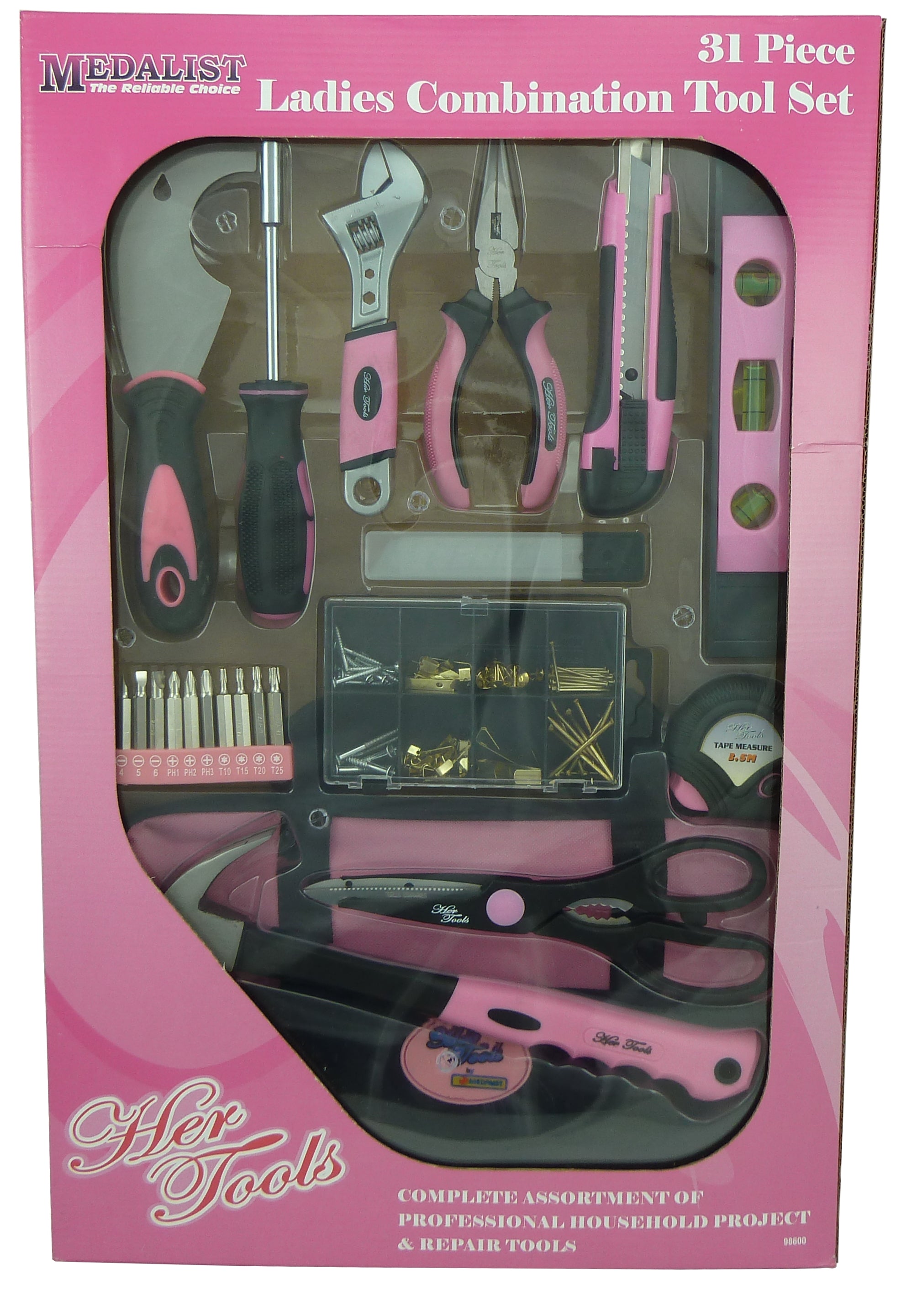 31Pce Pink DIY Tool Kit 98600 by Medalist