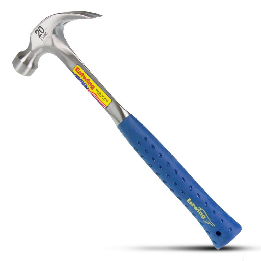 Hammer 20oz Shock Reduction Claw Hammer - EWE3-20C (502174) by Estwing