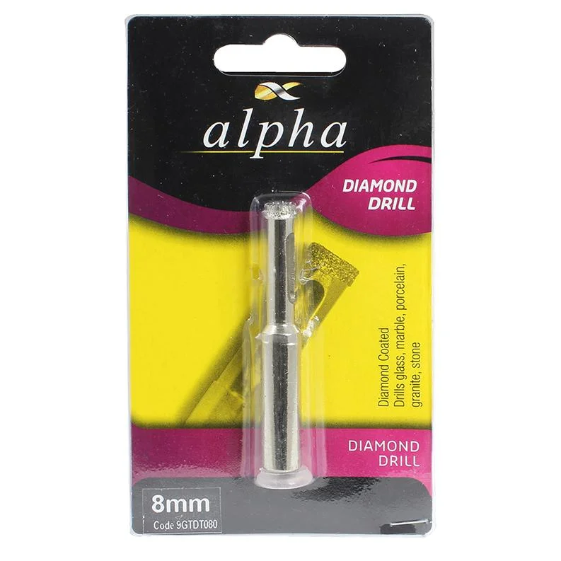Alpha 8mm Diamond Core Drill Bit 9GTDT080