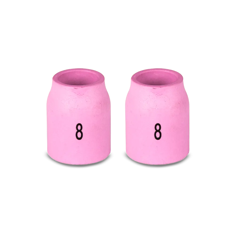 Unimig Gas Lens Ceramic Cup Suit 9/17/18/20/26 Size 8 Qty 2 P53N61S