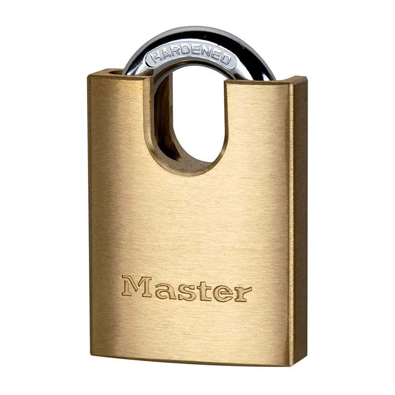 Master Lock 40mm Brass Padlock With 20mm Shrouded Shackle 2240DAU
