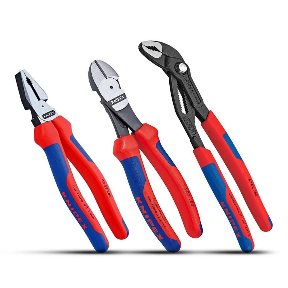 *Limited Edition - With Bonus 7201160* Plier and Cutter Set 3Pce KBP108 by Knipex