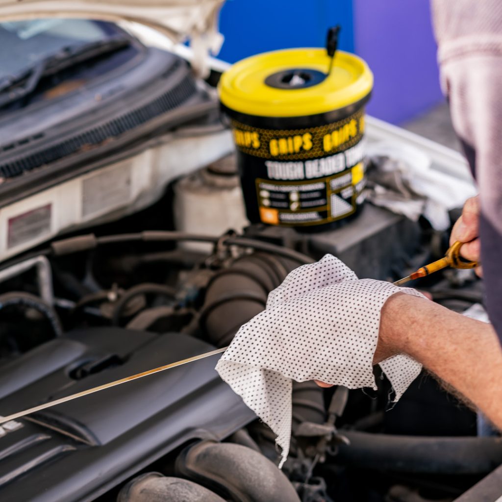 Grips Tough Beaded Wipes