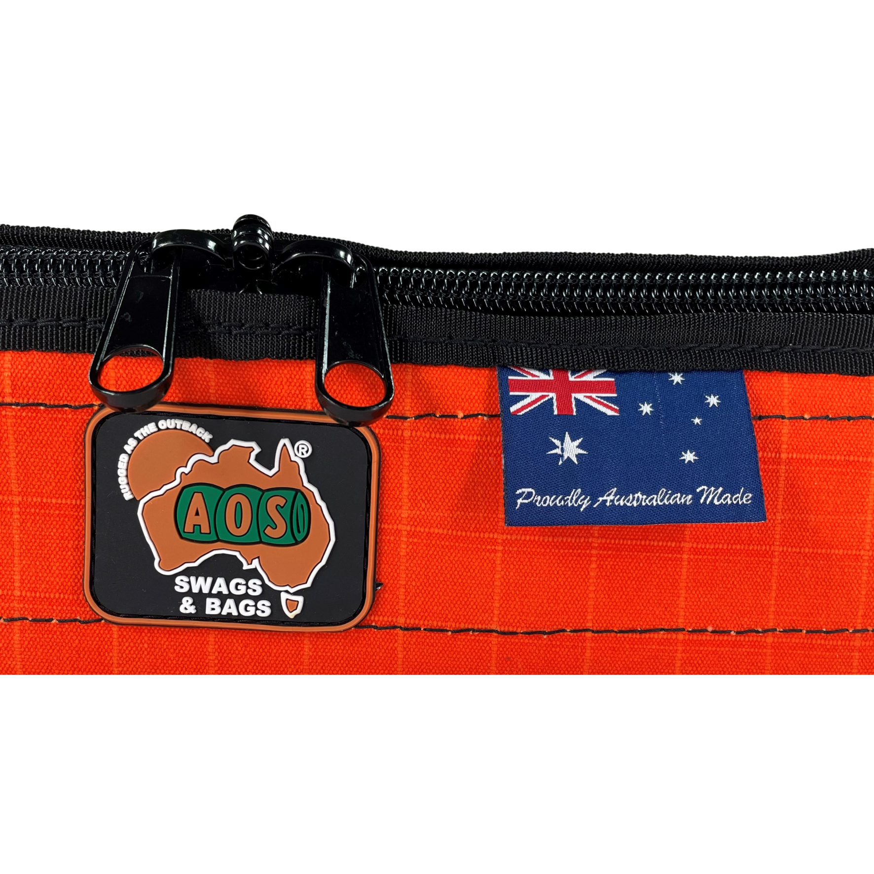 AOS Australian Made Canvas Cargo Storage/Drawer Bag Compact Under Seat with Clear Top & Divider – 3 Colours