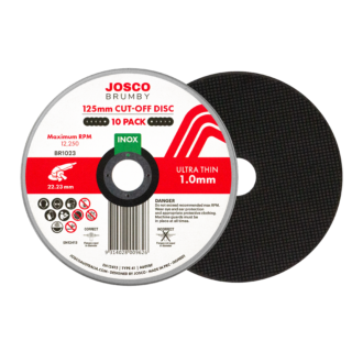 Josco Tin Cut-Off Wheel Thin Stainless Steel Disc Pack of 10 – Variable Size Options