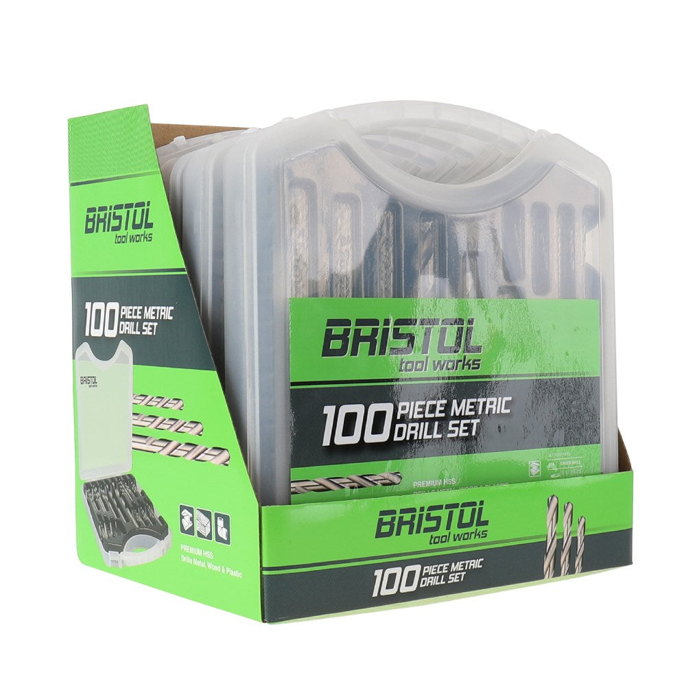 Bristol 100Pce Metric Drill Set BTW100M