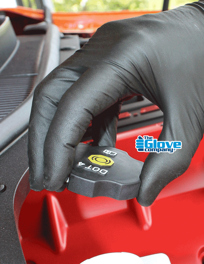 Black Nitrile Disposable Gloves by TGC®