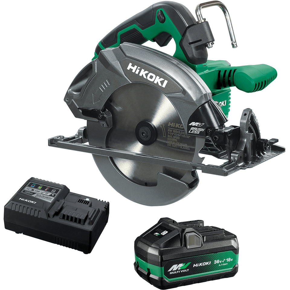 36V Brushless 165mm Circular Saw Kit C3607DB(SP1Z) by Hikoki