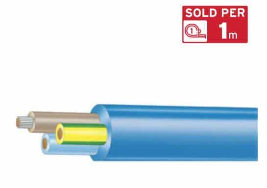 Orange Flexible Power Cable 2.5mm 3 Core Heavy Duty Plain Annealed Copper | Per Metre