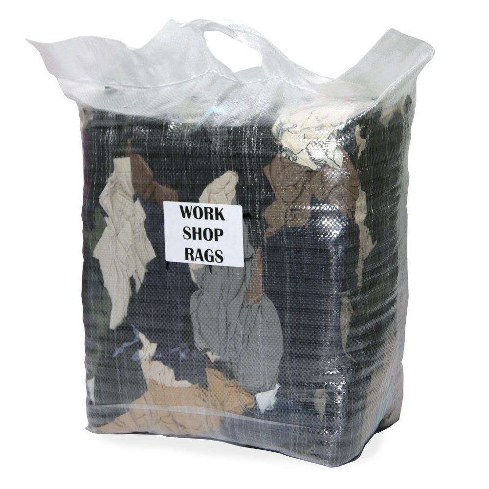 10Kg Bag of Coloured Cloth Rag