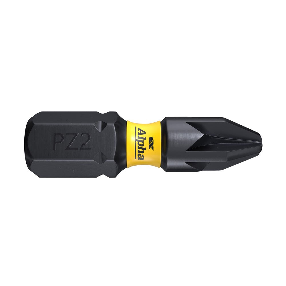 Alpha ThunderMax PZ2 x 25mm Impact Insert Bit 5Pack CPZ225SM-5