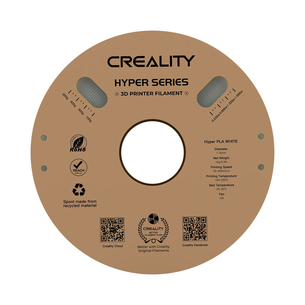 Creality Hyper PLA 3D Printing Filament 1.75mm 1kg