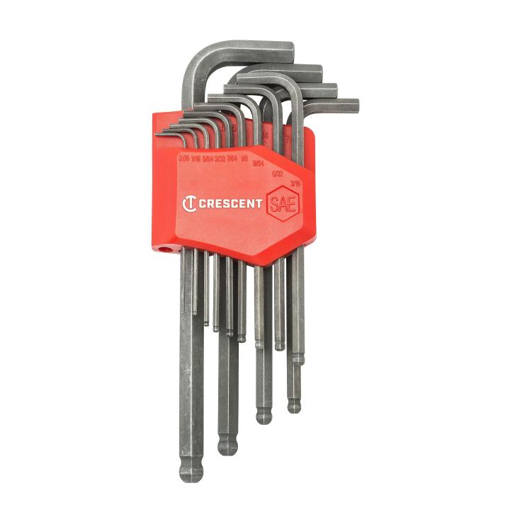 Crescent 13Pce Long Ball End SAE Hex Key Set CHKLABALL13