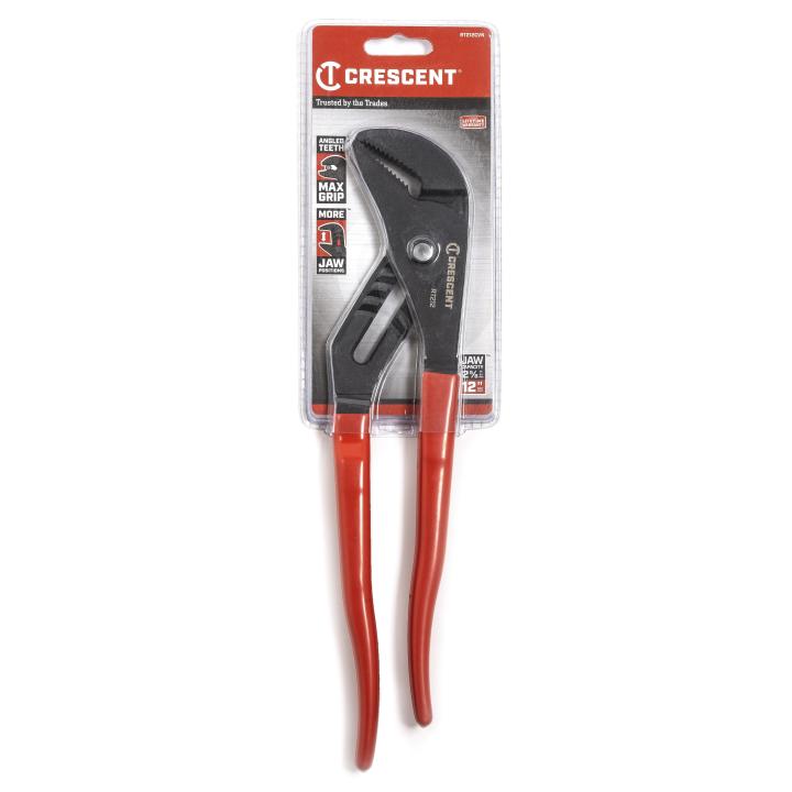 12" Straight Jaw Dipped Handle Tongue and Groove Pliers - RT212CVN-05 by Crescent