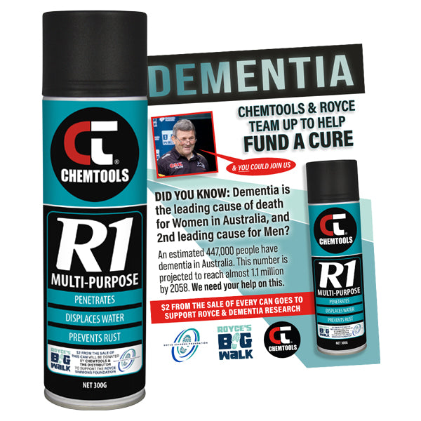 Chemtools DEOX R1™ Multi-Purpose Lubricant 300g Aerosol CT-R1RS-300 | Limited Royce Simmons Edition
