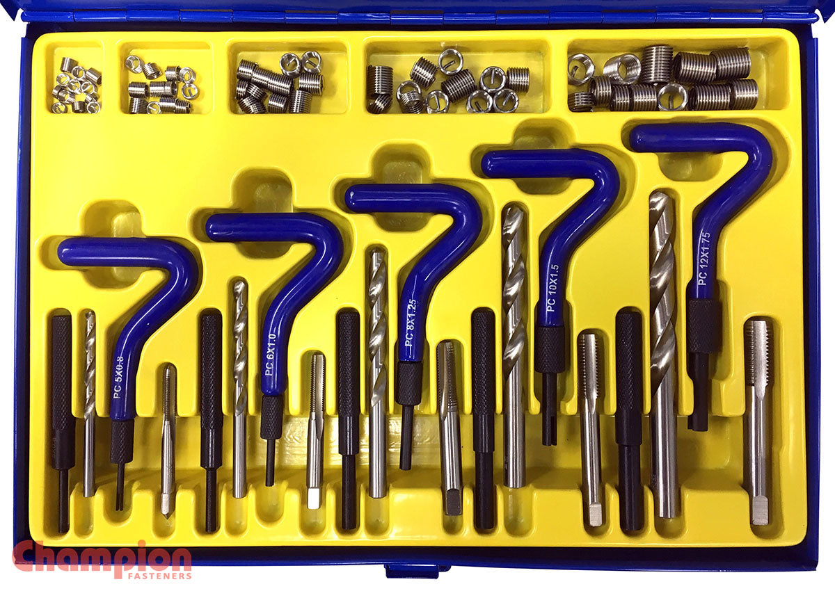 Champion Metric Thread Repair Kit – 5 Sizes CTRKMET-5