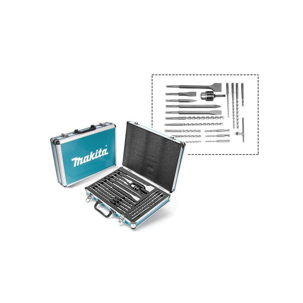 Makita 18Pce Assorted SDS Plus Drill Bit & Chisel Set D-71196