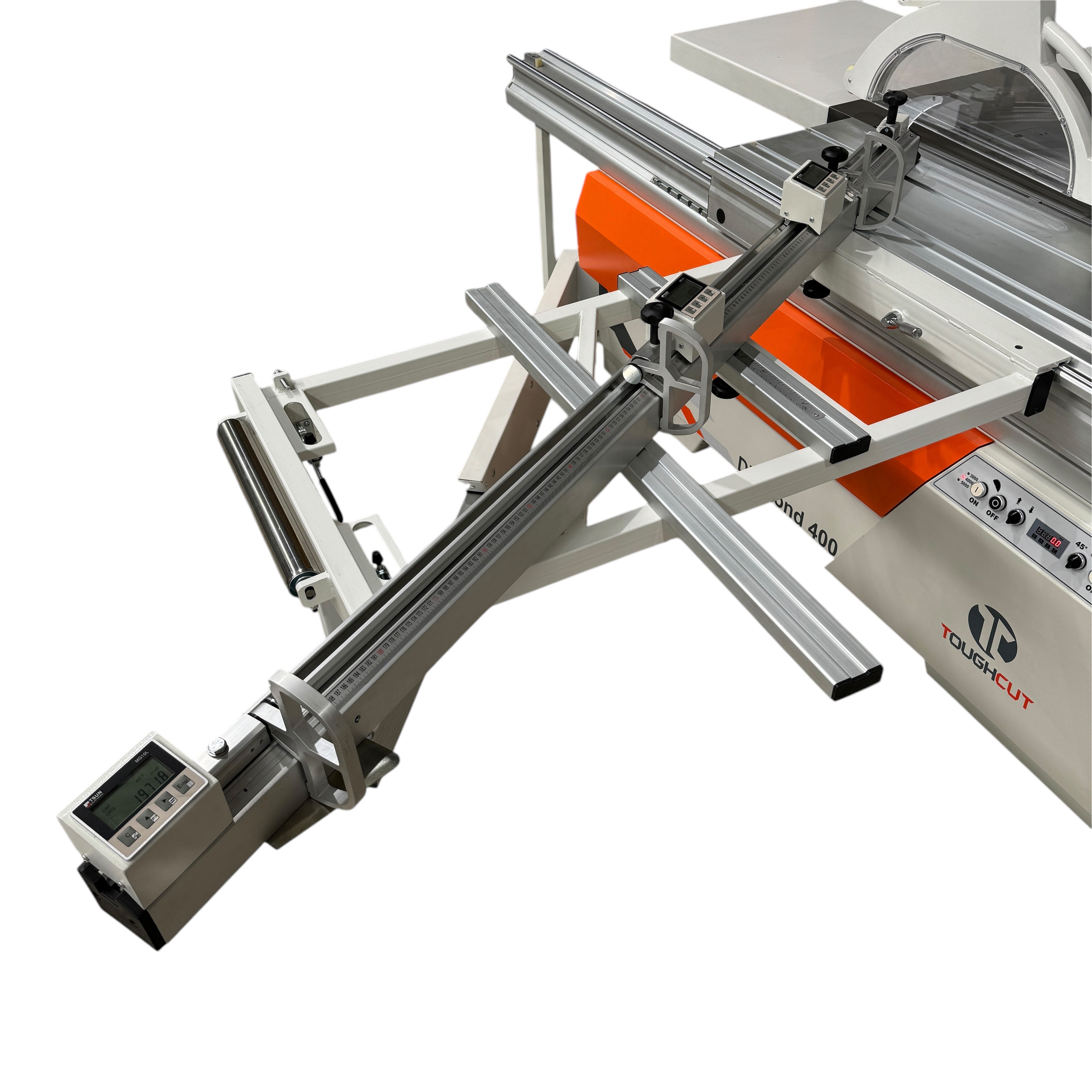 400mm (16") 3PH 7.5HP 3.8m Sliding Table Automatic Rise / Fall & Tilt Panel Saw Diamond 400 by Toughcut