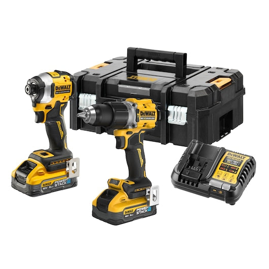 2Pce 18V 5Ah Brushless Hammer Drill + Impact Driver Kit DCK2050H2T-XE by Dewalt