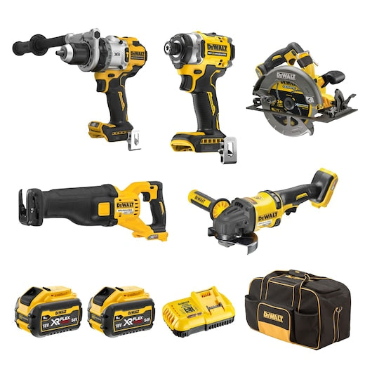 Dewalt 18V 2 x Flexvolt® 6Ah 5Pce Combo Kit DCZ507T2-XE