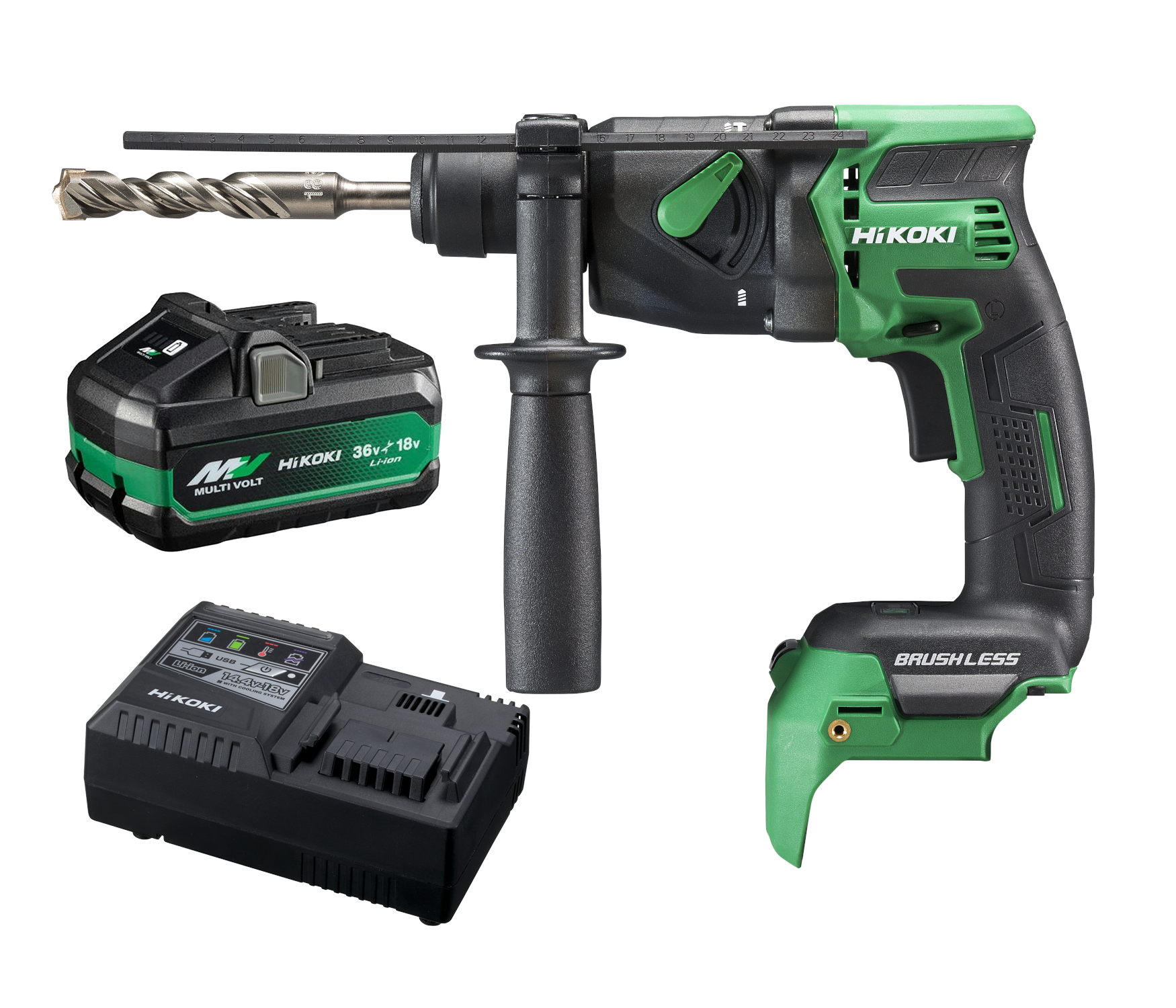 HiKOKI *Limited Edition* 18V Brushless Cordless Rotary Hammer Kit DH18DPB(SP1Z)