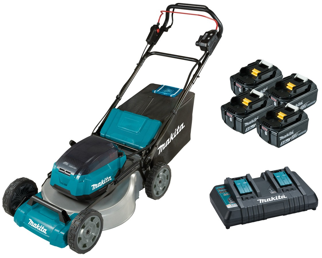 18Vx2 Brushless 534mm Self-Propelled Lawn Mower 460mm Kit DLM536PT4X by Makita