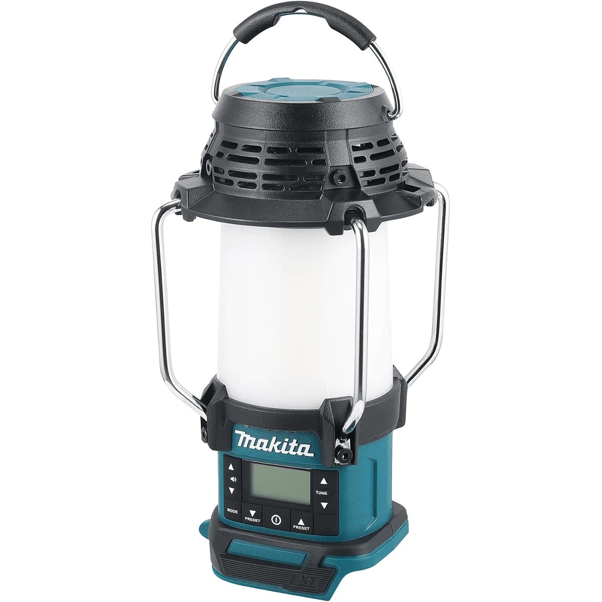 Makita 2Pce 18V 3.0Ah Cordless Inflator and Radio Lantern Combo Kit DLX2597
