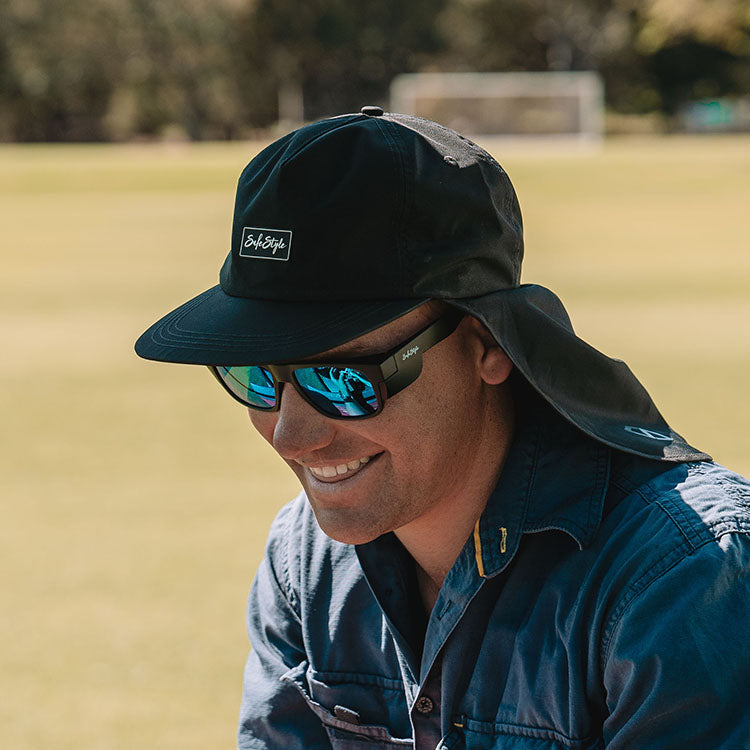 Worksite To Weekend Flap Cap Black