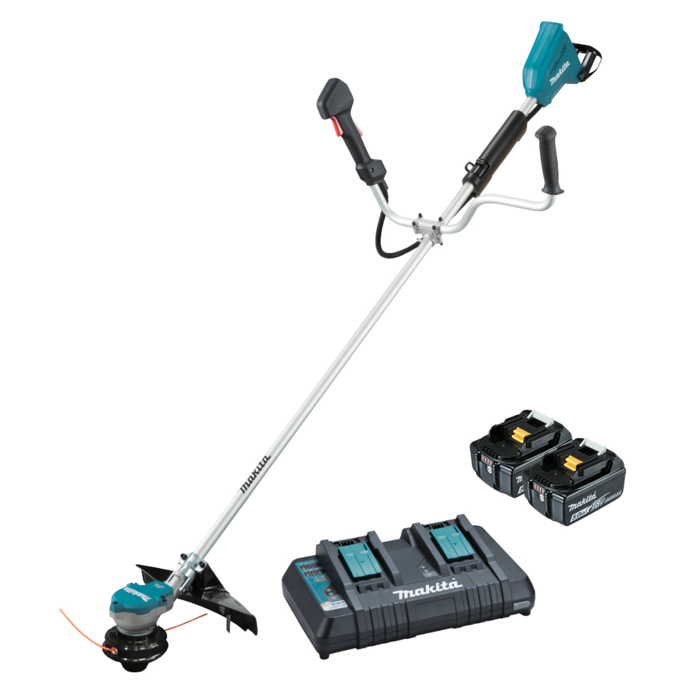 18Vx2 Brushless U-Handle Line Trimmer Kit DUR368APT2 by Makita