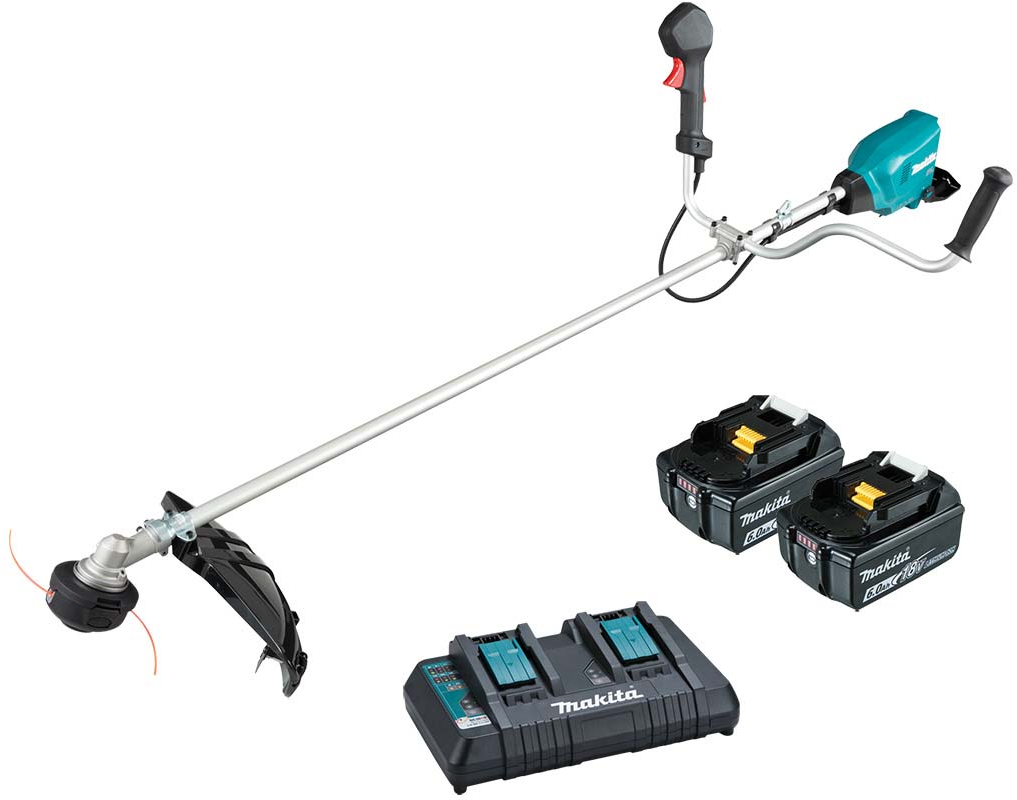 18Vx2 6.0Ah Brushless U-Handle Line Trimmer Kit DUR369APG2 by Makita