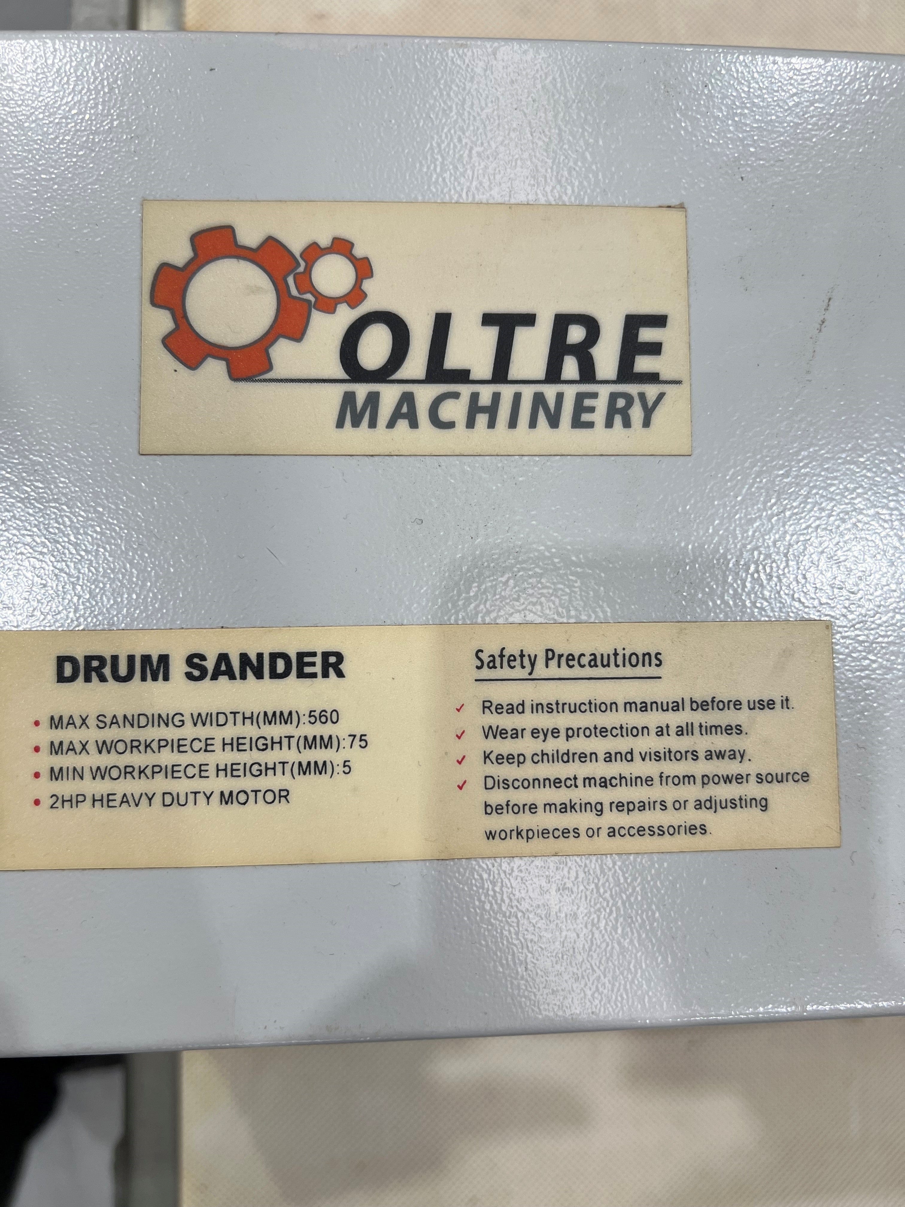 *Pre-Loved* Drum Sander 240V 2HP MM3156C by Oltre