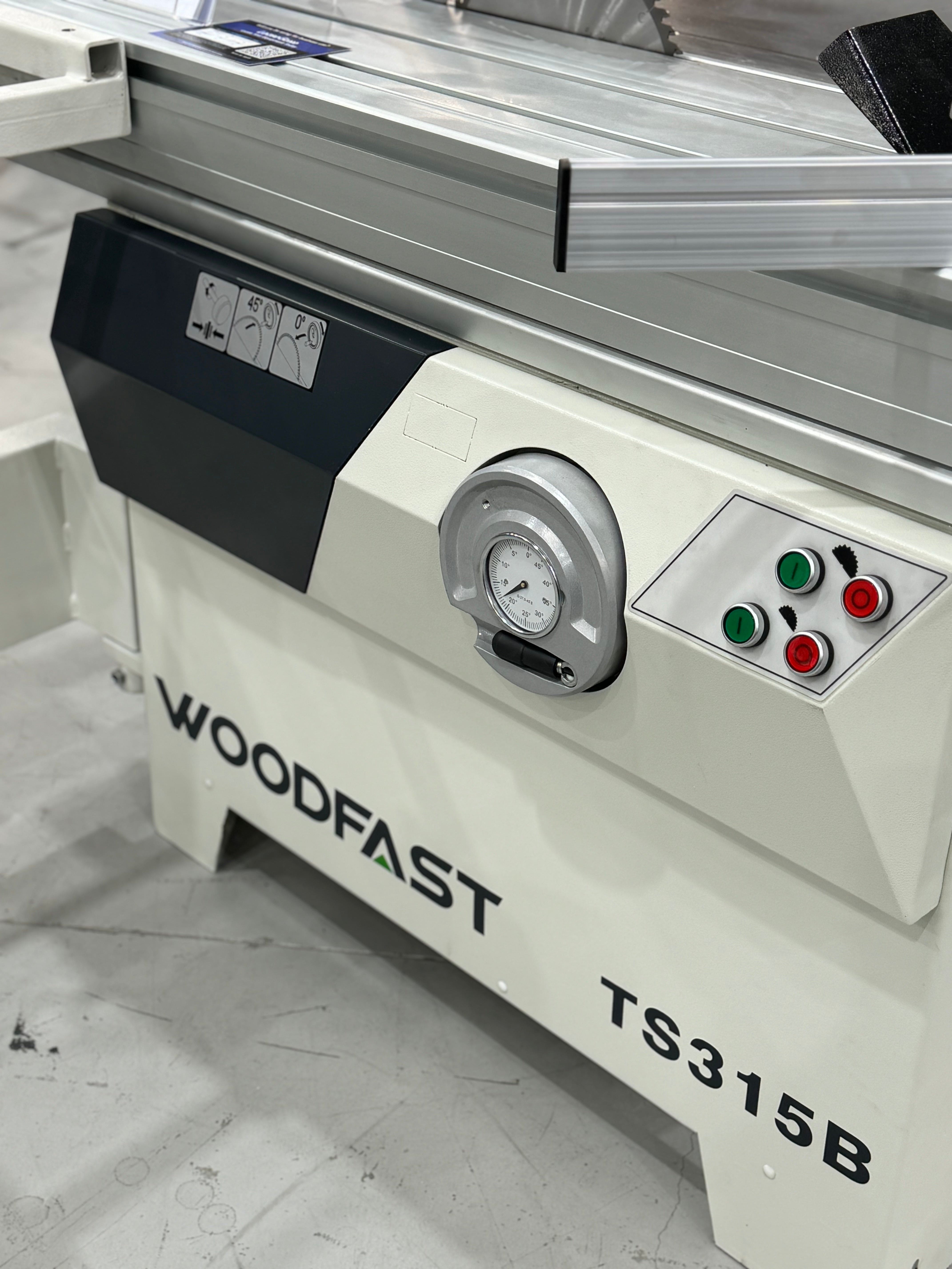 Woodfast 315mm 12 3HP 1.6m Sliding Table Saw 240V TS315B New Arriv