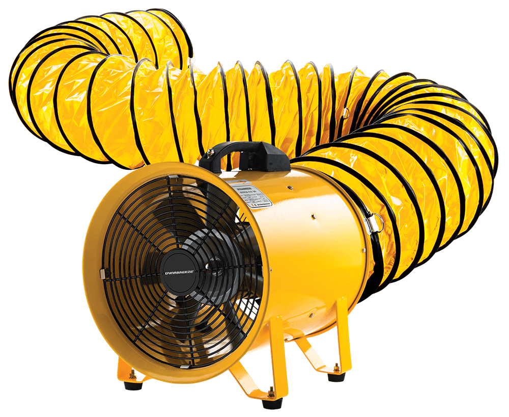 Dynabreeze 200mm Heavy Duty Extraction Fan with 5m Duct FA-23273