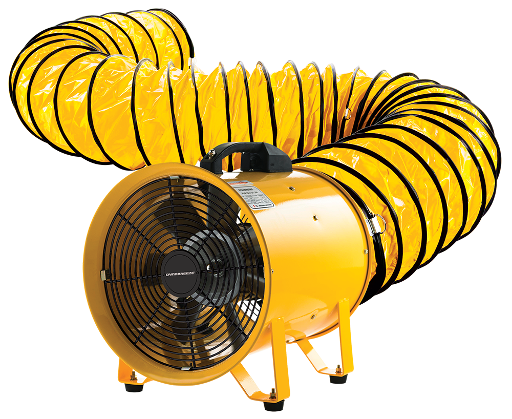 Dynabreeze 200mm Heavy Duty Extraction Fan with 5m Duct FA-23273