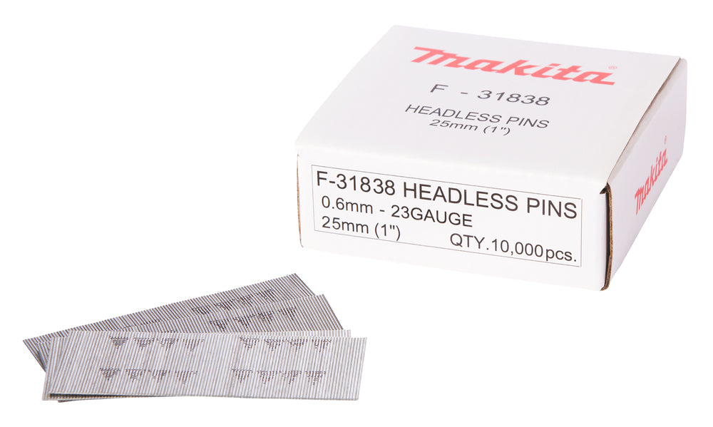 Makita 10000Pce 23GA Pin Nails | Galvanised or Stainless Steel