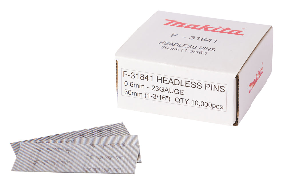 Makita 10000Pce 23GA Pin Nails | Galvanised or Stainless Steel