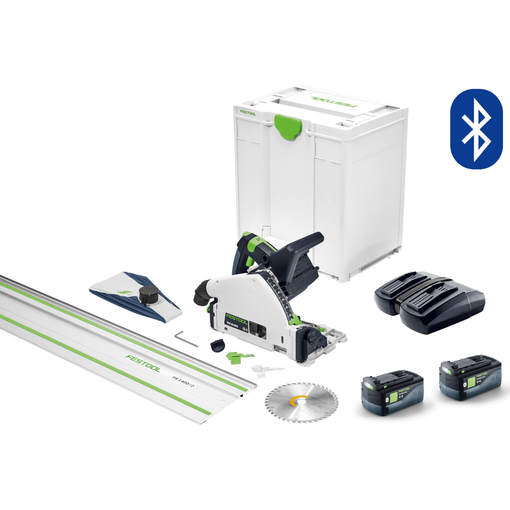 160mm 36V 5.Ah Cordless Plunge Saw Set TSC 55K (F28110) by Festool