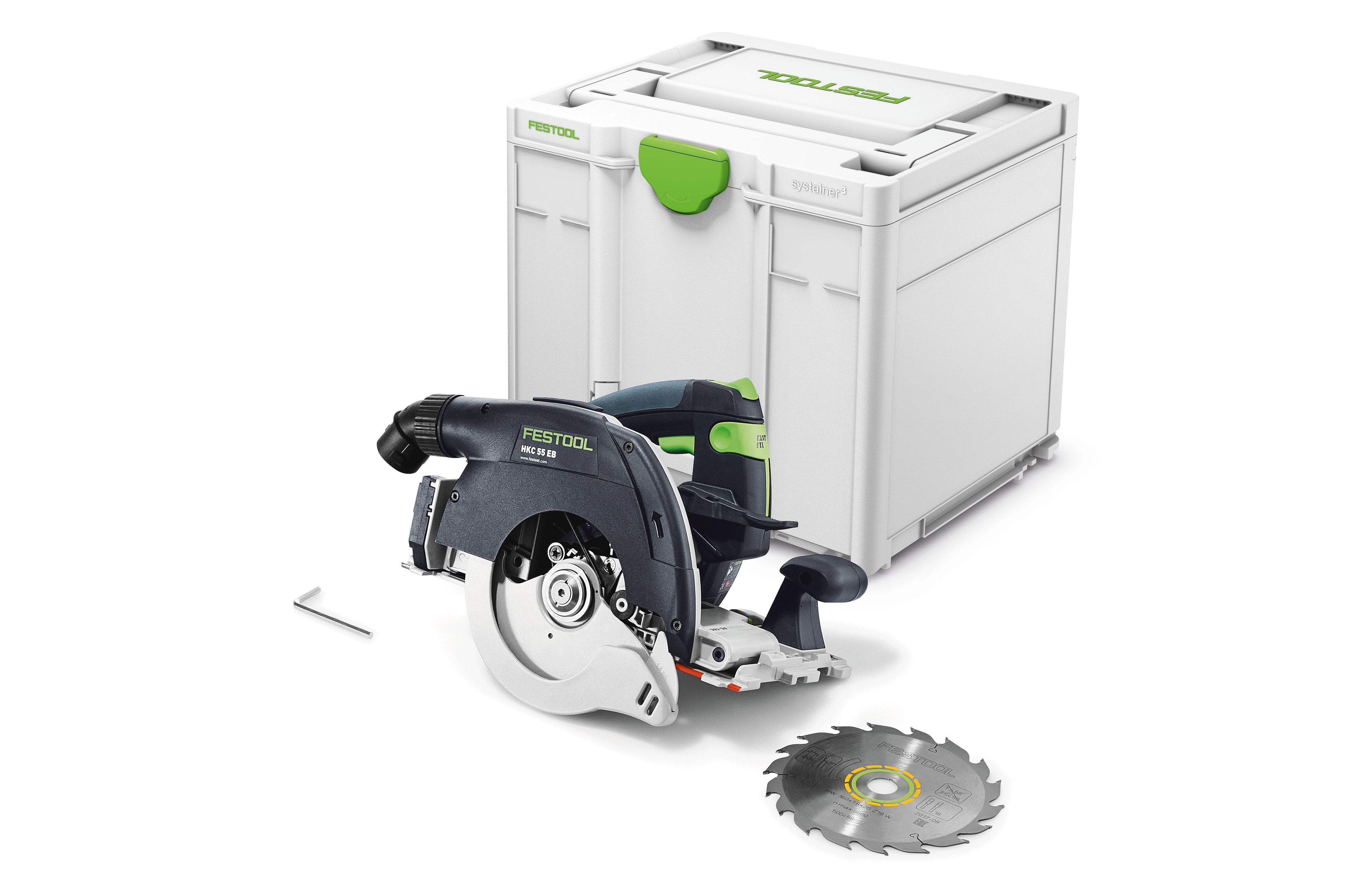 *Limited Edition - Available until 31/3/25* Festool HKC 55 18V 160mm Cordless Circular Saw Set F29024