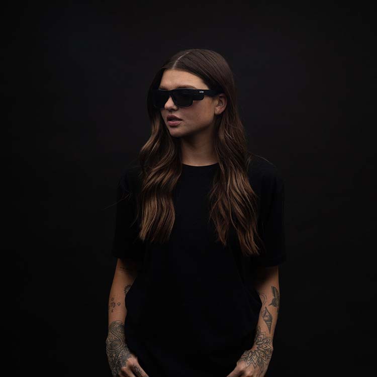 Fusions Matte Black Frame Polarised Lens