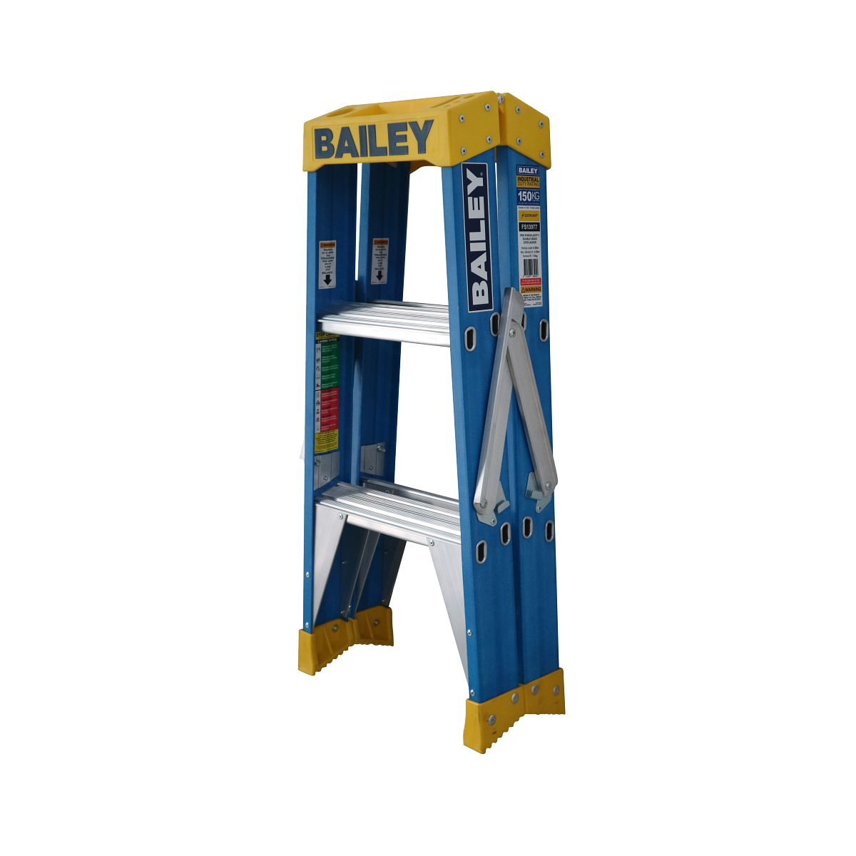 Bailey Pro Punchlock® Fibreglass Double Sided Stepladder Series – 150kg Industrial Rated