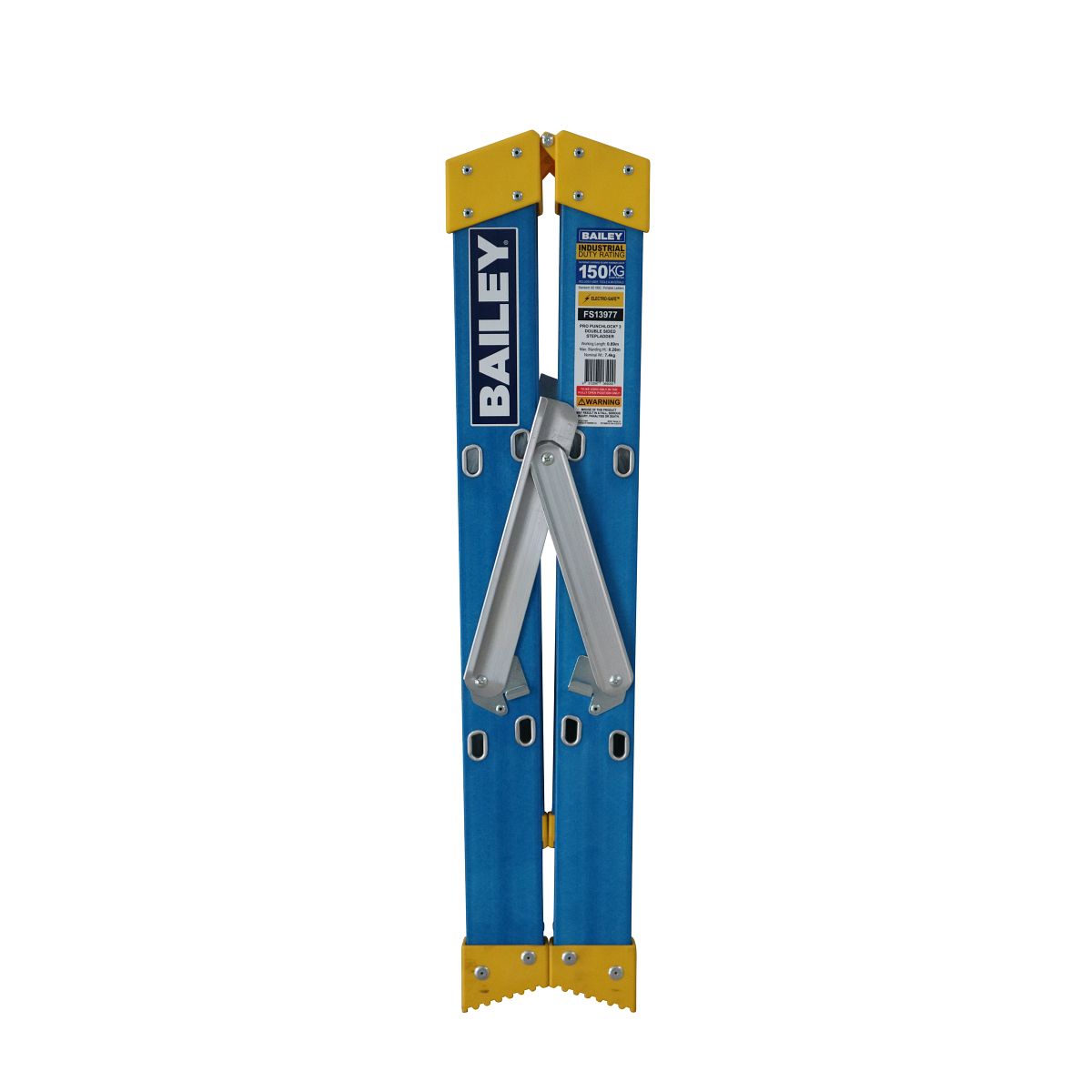 Bailey Pro Punchlock® Fibreglass Double Sided Stepladder Series – 150kg Industrial Rated