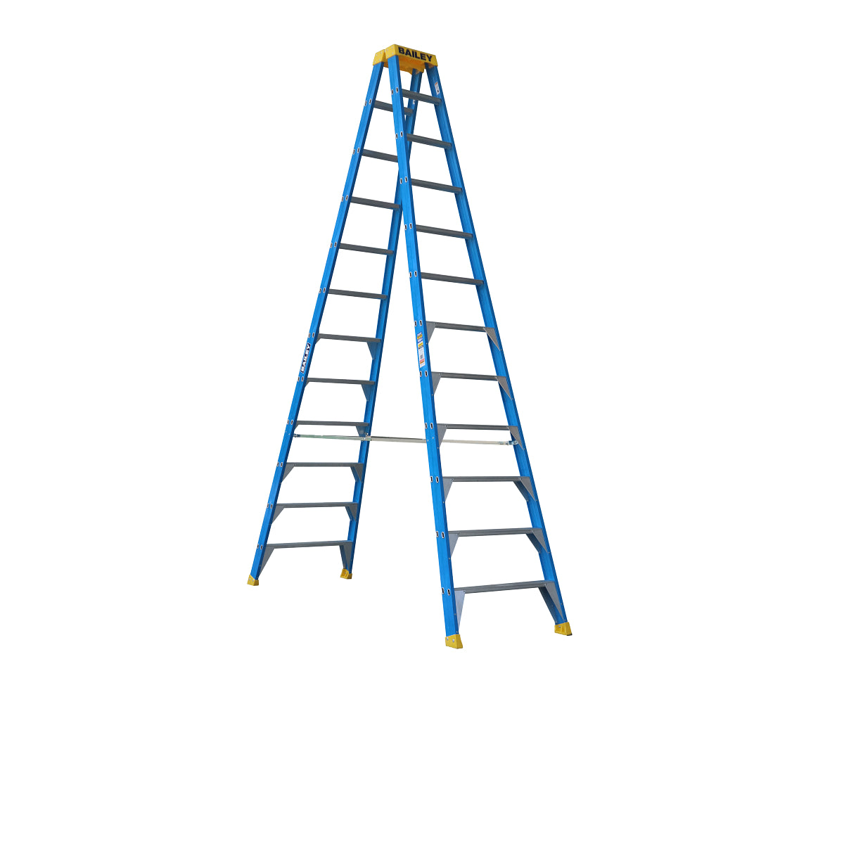 Bailey Pro Punchlock® Fibreglass Double Sided Stepladder Series – 150kg Industrial Rated