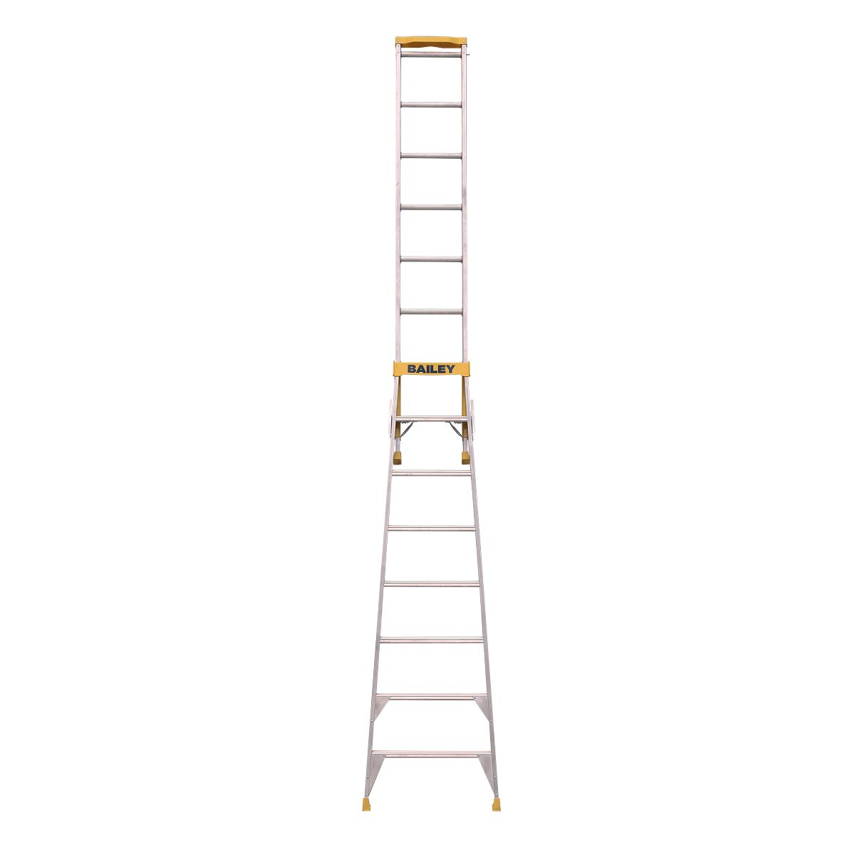 Bailey Pro Aluminium ASE8 PUNCHLOCK® 150kg 8 Step Pro Extension Stepladder FS14092