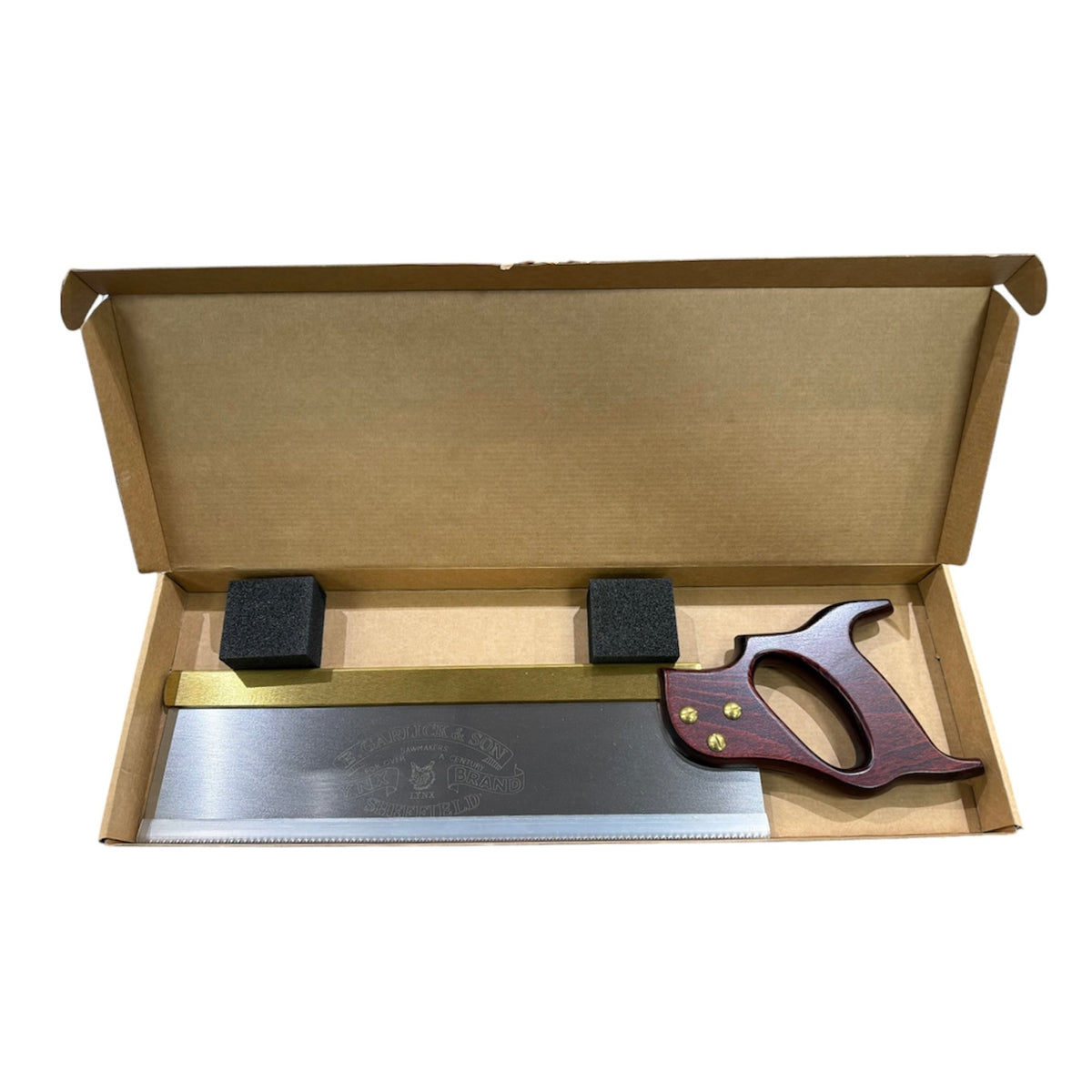 Lynx Tenon Saw with Beech Handle & Brass Back
