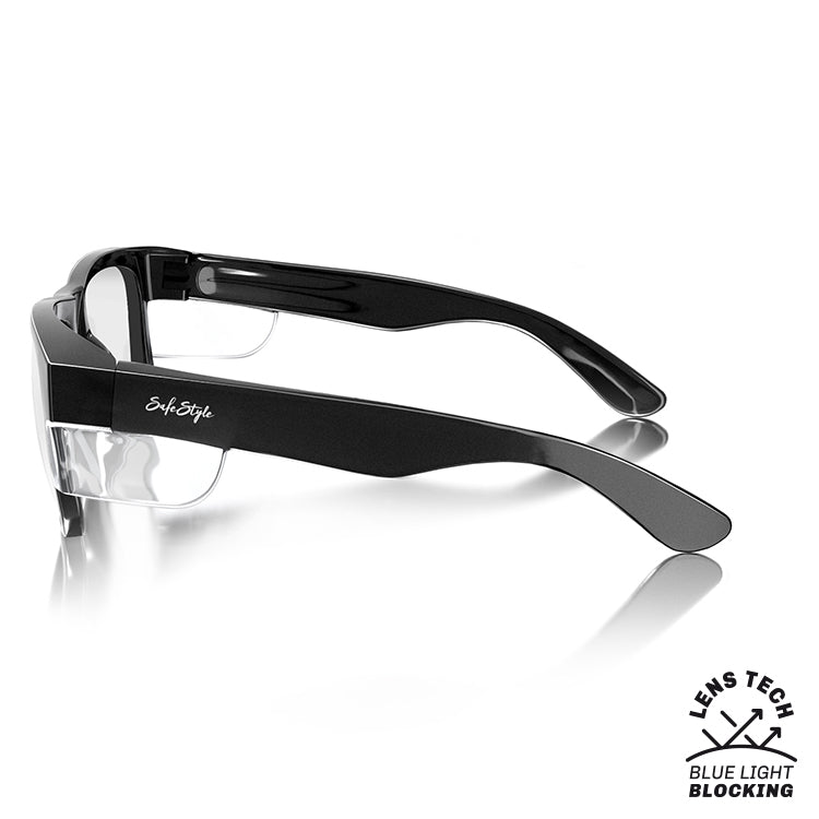 Fusions Black Frame Blue Light Blocking Lens
