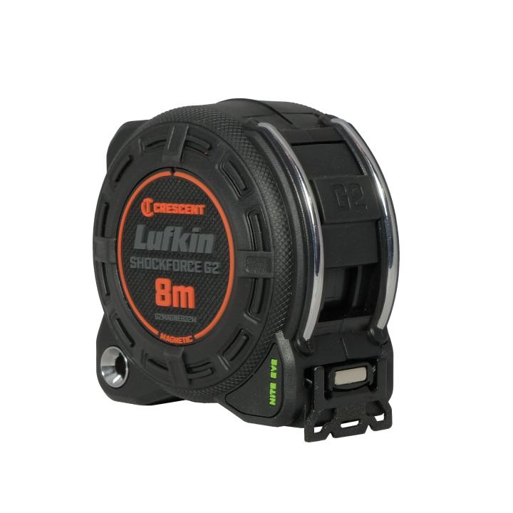 Lufkin 8m x 32mm Shockforce Nite Eye™ G2 Magnetic Tape Measure G2MAGNE832M