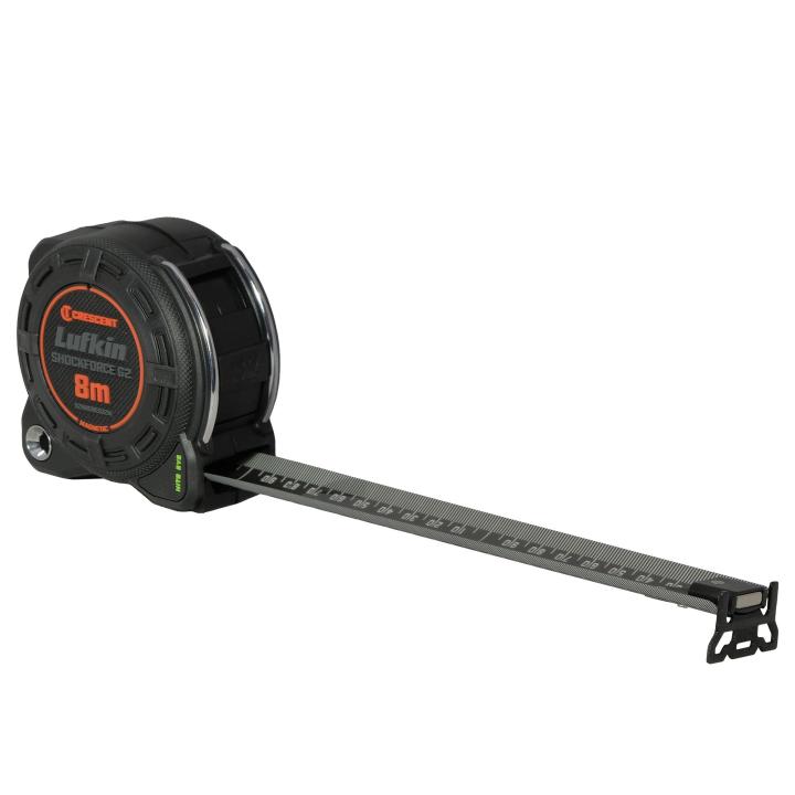 Lufkin 8m x 32mm Shockforce Nite Eye™ G2 Magnetic Tape Measure G2MAGNE832M