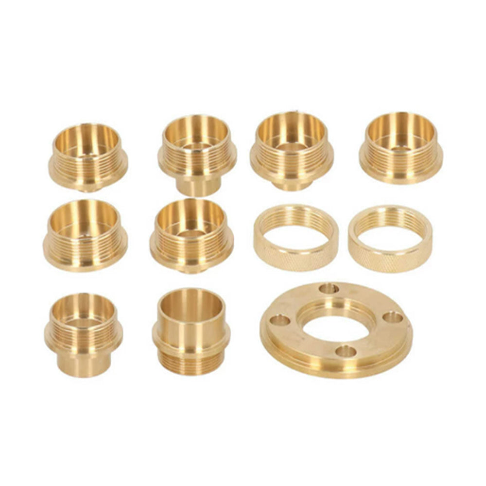Solid Brass Template Guide Kit with Adaptor 11Pce by Oltre
